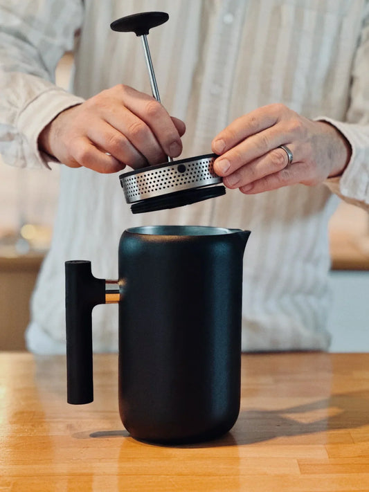 How to brew with a French press