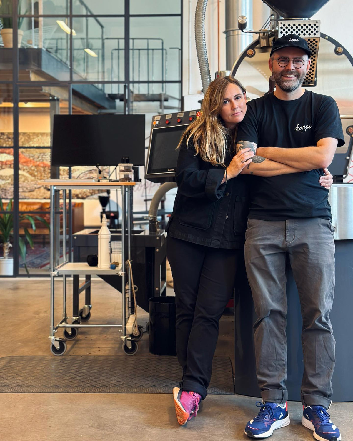 Anne Lunell and Charles Nystrand, founders of Koppi Roasters
