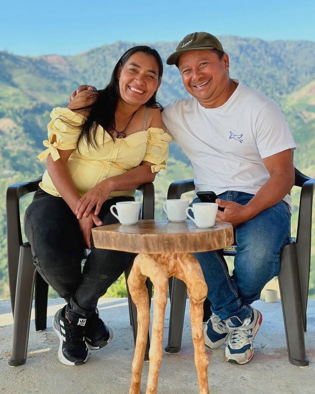 Yobani Ramos and Yaved Guarnizo, Finca La Fuente, Huila